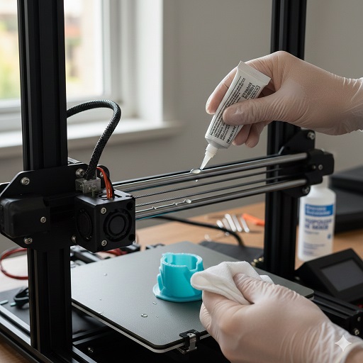 Lubrificazione Stampante 3D: guida a guide lineari e barre
